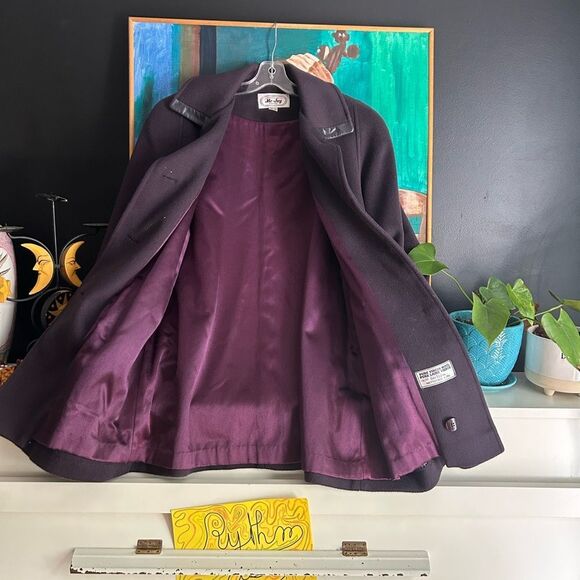 Me-Jay vintage wool dress coat Montreal coat factory 13/14 - Picture 3 of 14